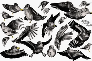 seagull tattoo idea