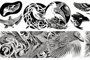 seagull tattoo idea