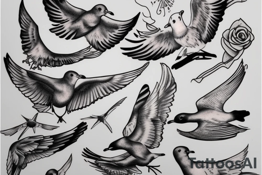 seagull tattoo idea