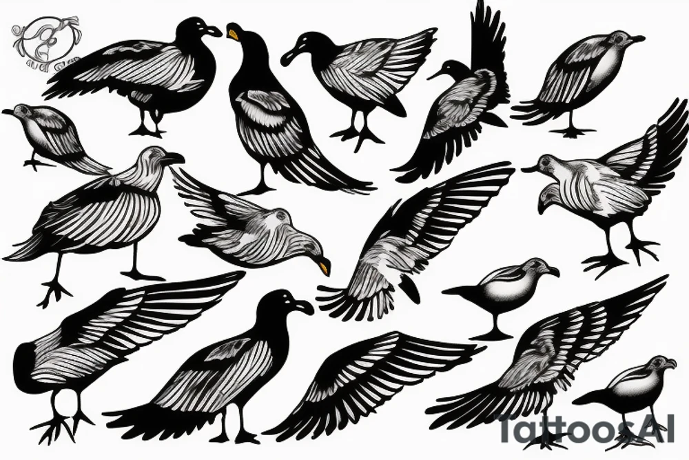 seagull tattoo idea