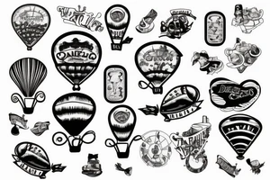 Dirigible tattoo idea