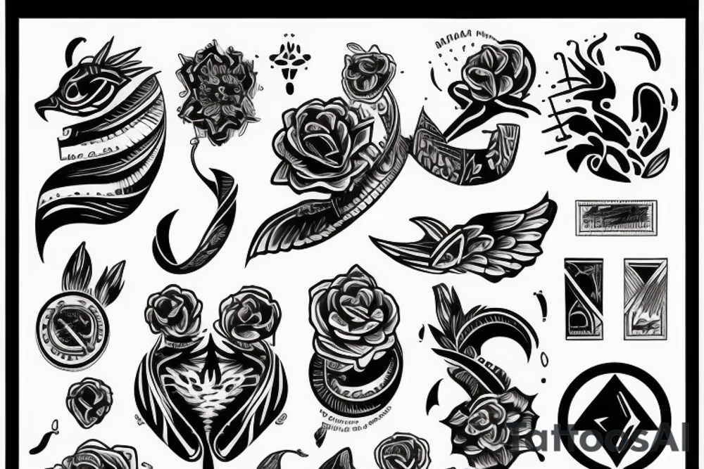 portada de libreta tattoo idea