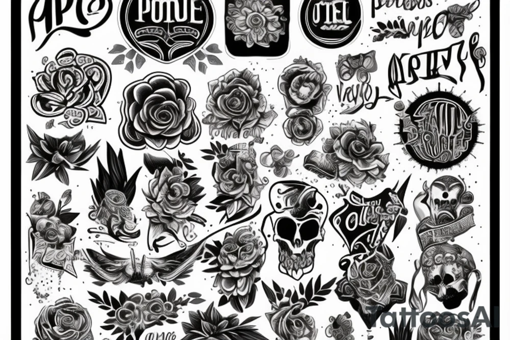 un titulo para una portada tattoo idea