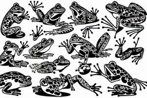 frog tattoo idea