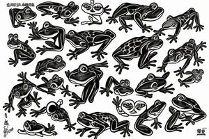frog tattoo idea