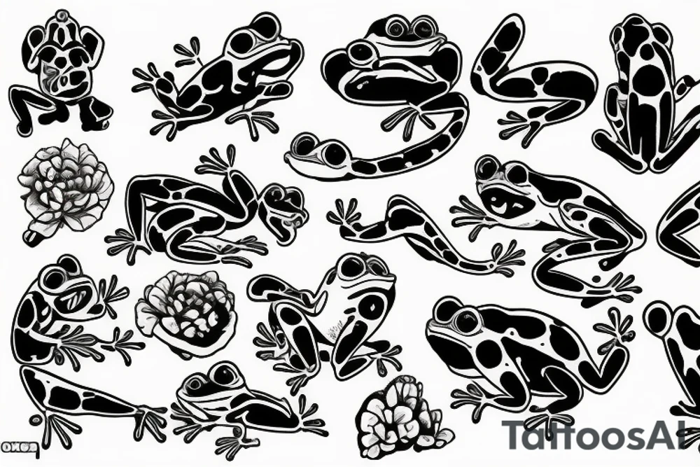 frog tattoo idea