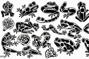 frog tattoo idea