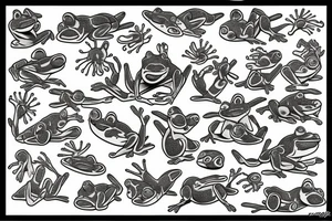 frog tattoo idea