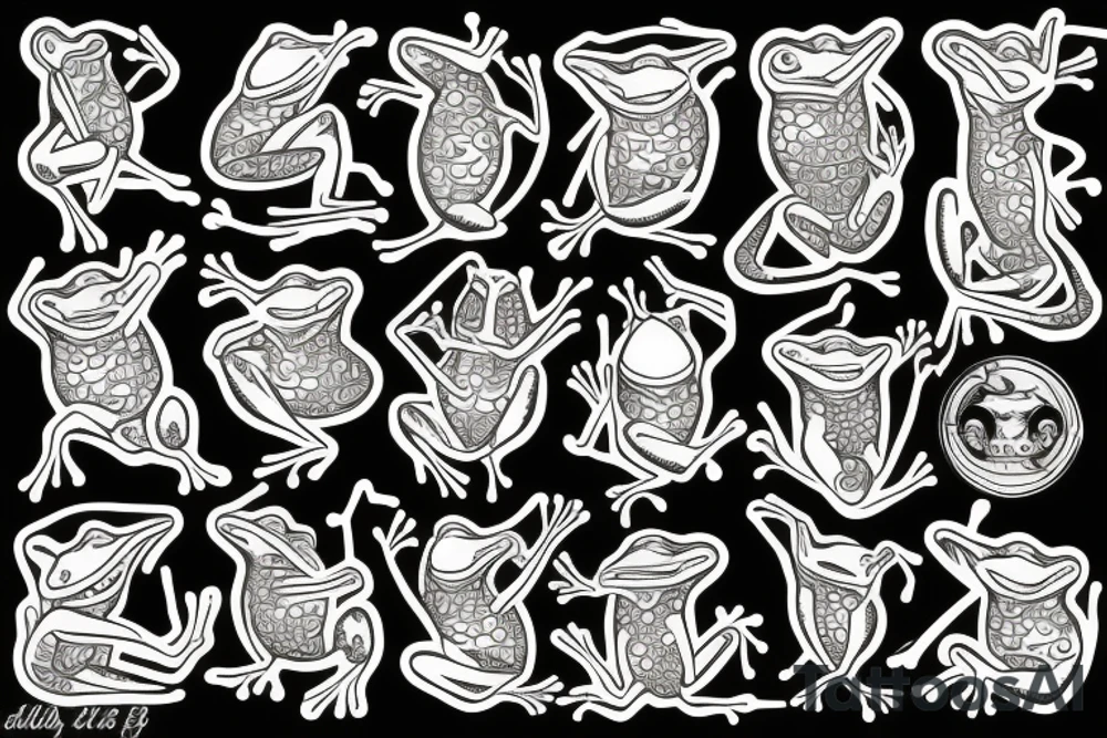 frog tattoo idea