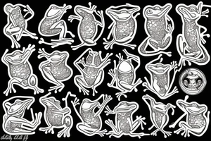 frog tattoo idea