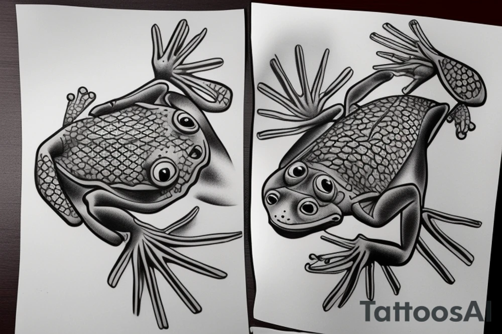 frog tattoo idea