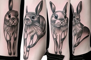 Bunny tattoo idea