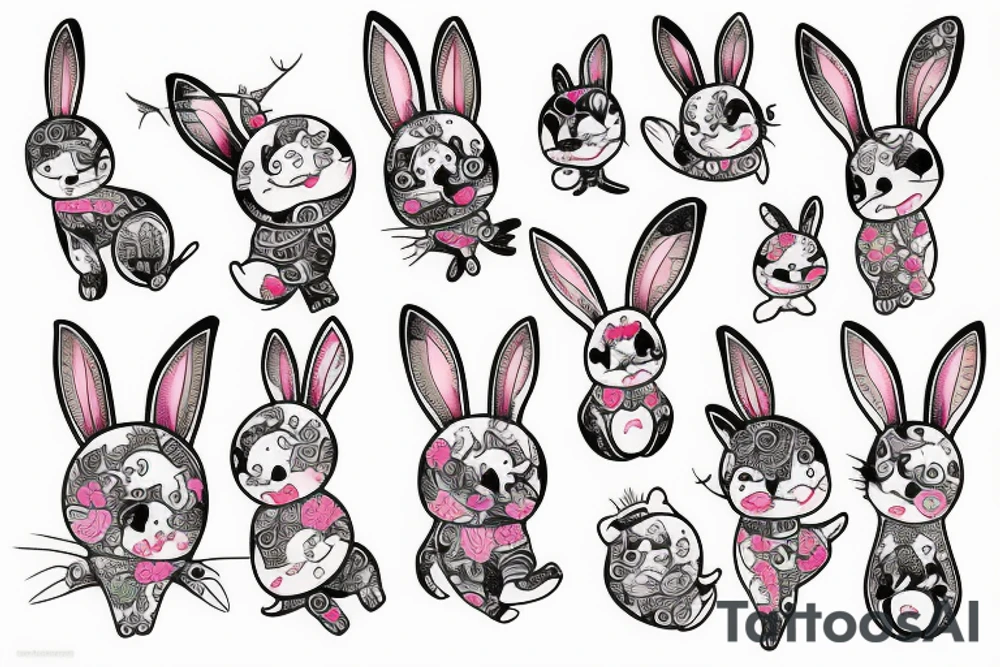 Bunny tattoo idea