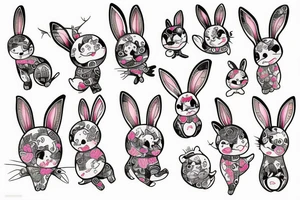 Bunny tattoo idea