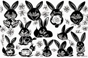 Bunny tattoo idea