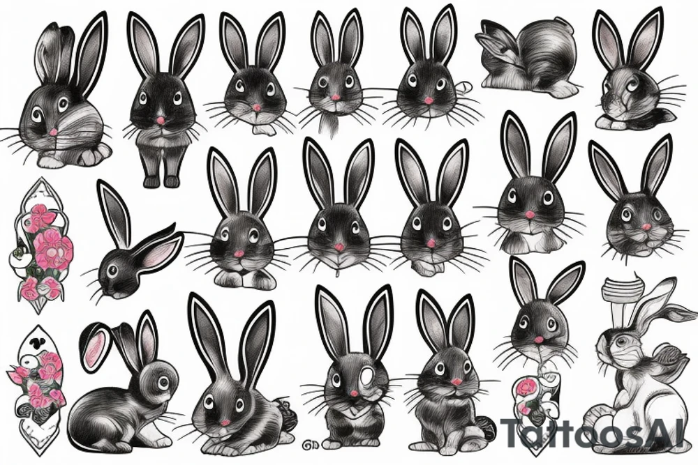 Bunny tattoo idea