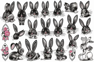 Bunny tattoo idea