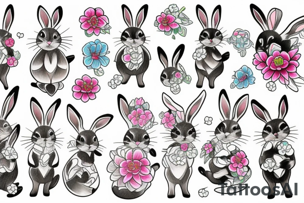 Bunny tattoo idea