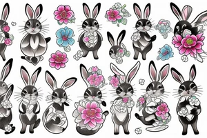 Bunny tattoo idea
