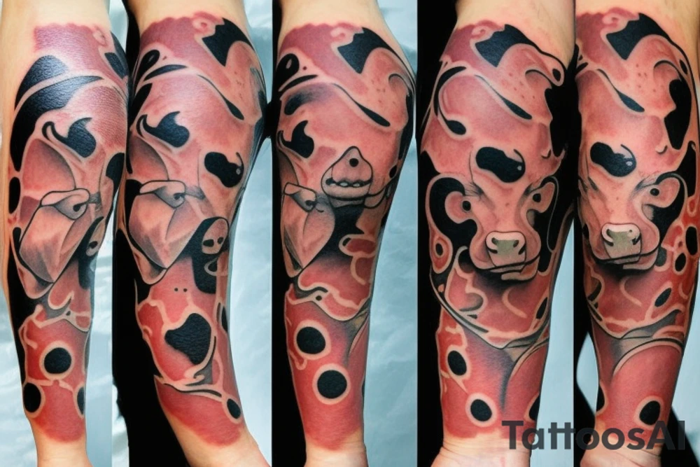 cow tattoo idea