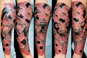 cow tattoo idea