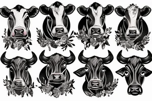 cow tattoo idea