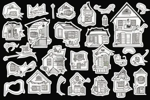 house in mount tattoo idea