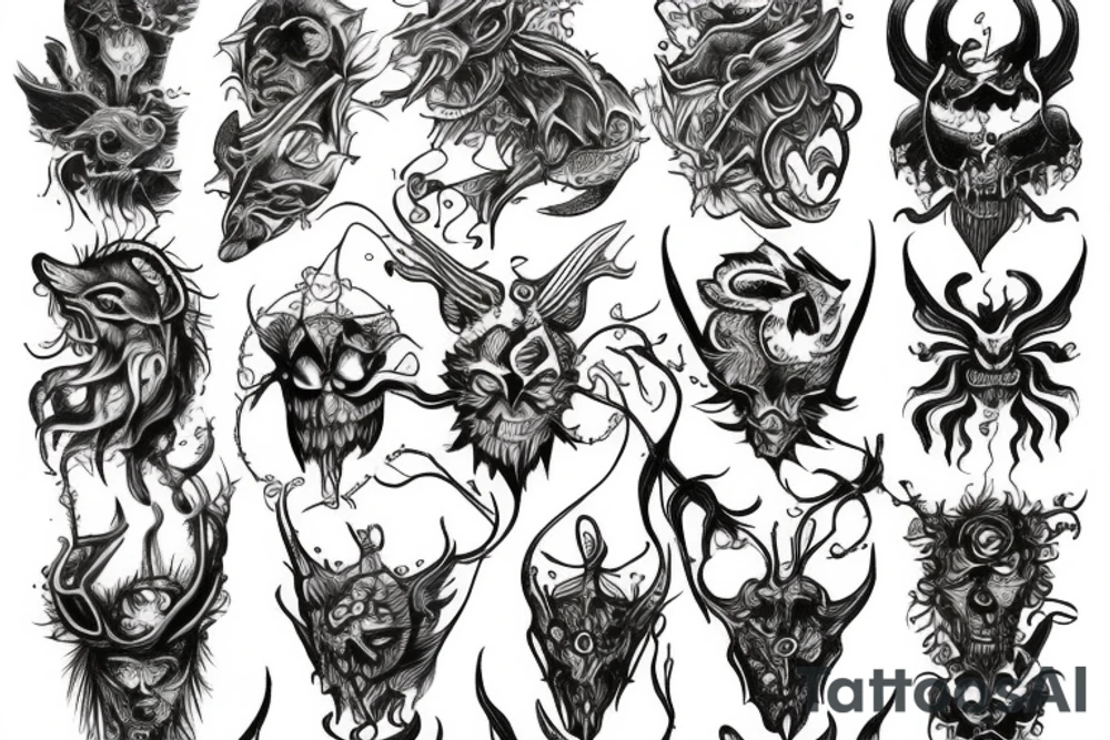 Daemons tattoo idea