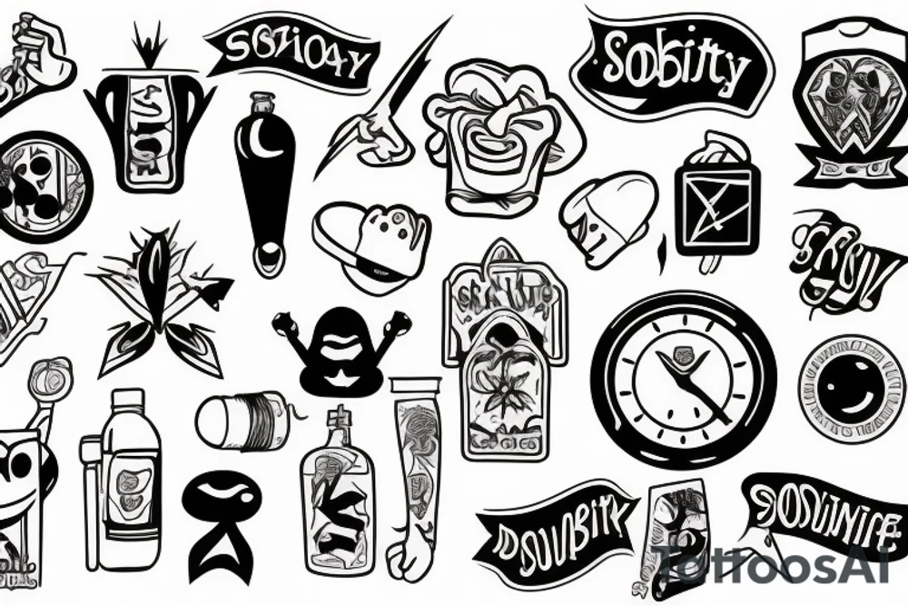 Sobriety tattoo idea