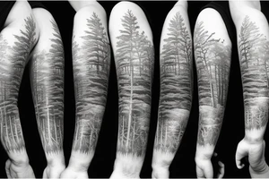 Upstate New York, Adirondacks, trees, New York city tattoo idea