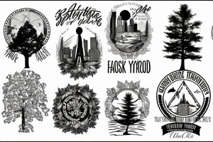 Upstate New York, Adirondacks, trees, New York city tattoo idea