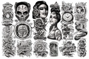 San Francisco and New York tattoo idea