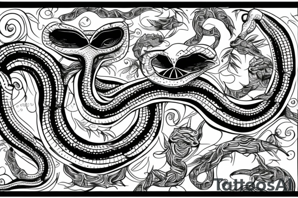 Snake tattoo idea