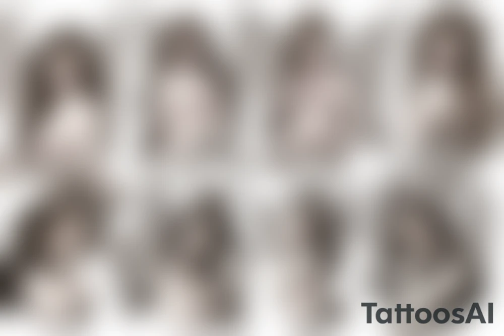 Angels from the painting ‘Im trionfo di galatea’ tattoo idea