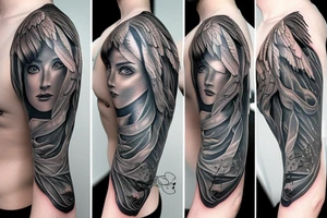 Biblically correct angels tattoo idea