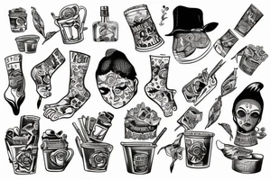 trash polka, slave tattoo idea