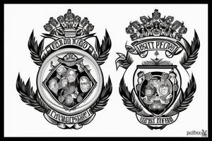 Escudo paterno para mis hijos tattoo idea