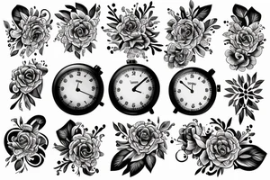 Reloj que indique la hora 18:24 PM del 05/02/2015 tattoo idea