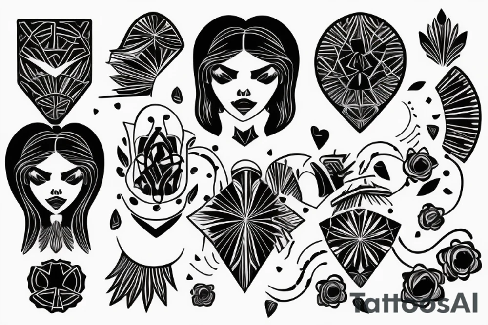 Papa e hija tattoo idea