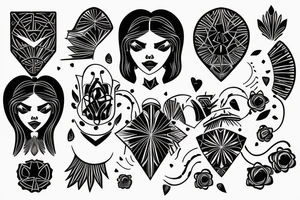 Papa e hija tattoo idea
