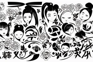Papa e hija tattoo idea