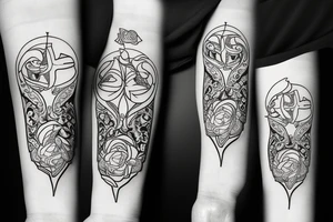Trípode del amor tattoo idea