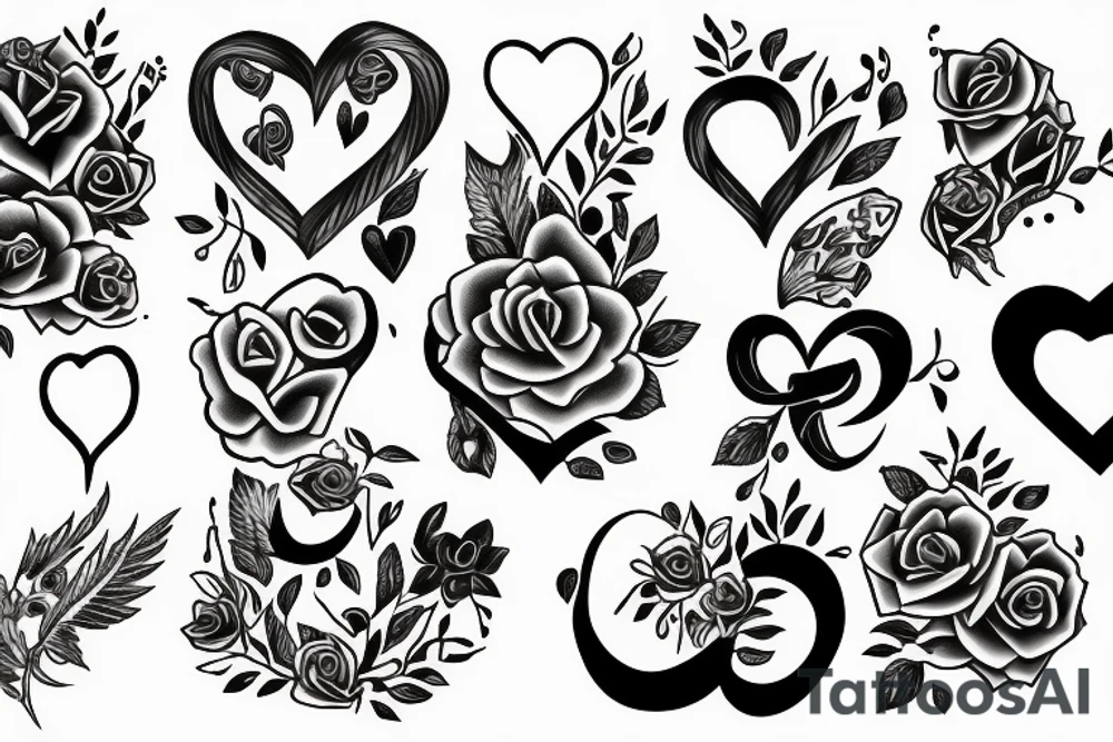 Trípode del amor tattoo idea