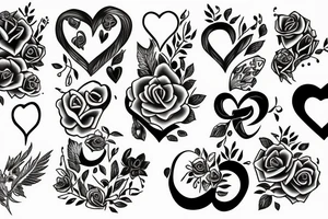 Trípode del amor tattoo idea