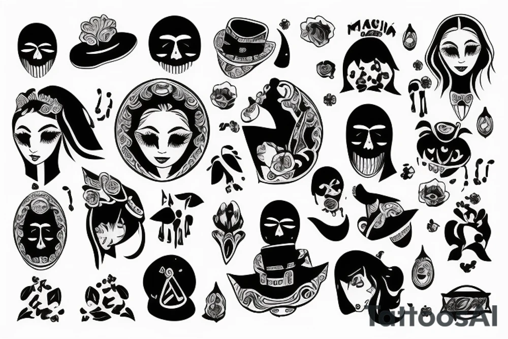 Maquina protectora de la familia tattoo idea