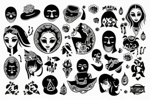 Maquina protectora de la familia tattoo idea