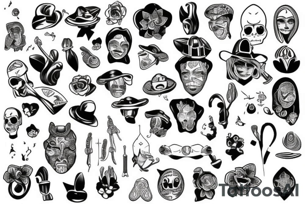 Maquina protectora de la familia tattoo idea