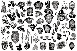 Maquina protectora de la familia tattoo idea
