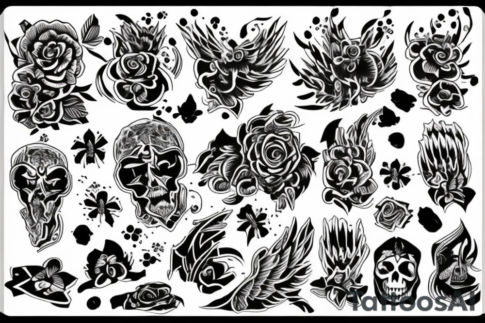 Manto de la protección tattoo idea