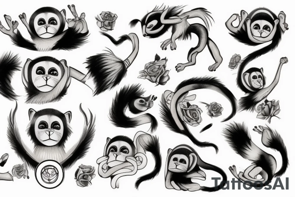 moneky tattoo idea